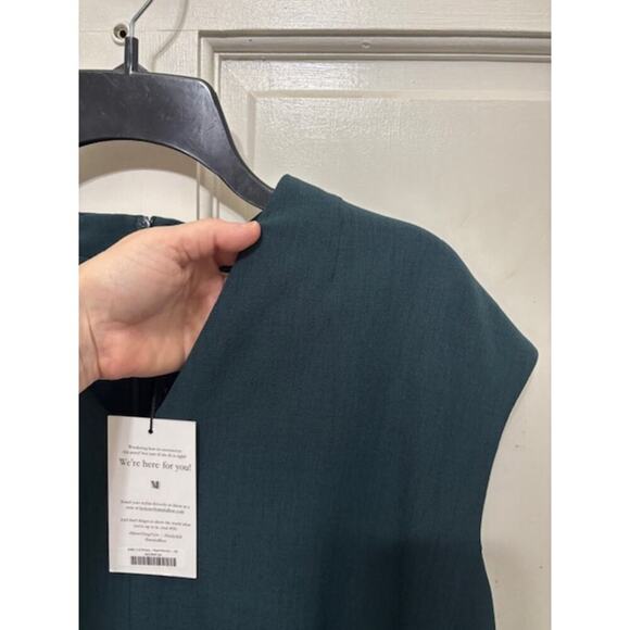 M.M. Lafleur Aditi 2.0 Dress Rainforest Green Plus Size 3XL V-Neck WonderTex NWT - Picture 4 of 9
